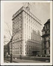 East 84th Street and Fifth Avenue, northeast corner. Apartment building