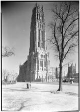 Riverside Church. Tower from south on drive 4.