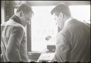 Rocky Graziano, He's a Good Boy Now [Rocky Graziano with a man.]