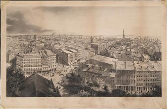 New York [The Papprill View from St. Paul's Chapel.]
