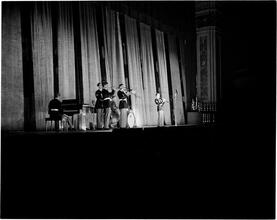 Swing Band Contest Sponsored by LOOK [Band performing on stage.]