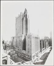 [Exterior of the Waldorf-Astoria.]