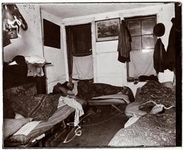 In a Ludlow Street tenement lodging cellar.
