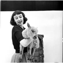 Salvador Dali: Rugs [Woman holding a lamb.]