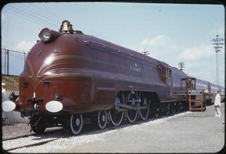 [Coronation Scot locomotive.]