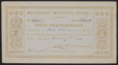[Commendation for diligence and good conduct.]