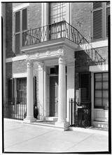 Miss Emily Trevor [residence]. Entrance detail.