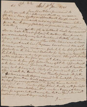 Letter from John De Lancey to Oliver De Lancey, June 20, 1791