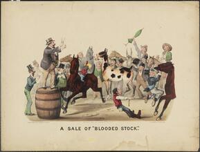A Sale of "Blooded Stock."