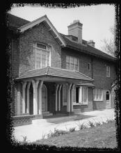 75 Maple Street. Reynolds residence, detail entrance.