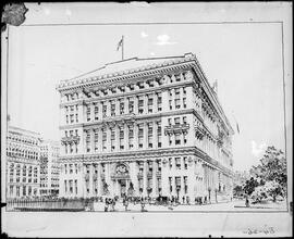 Perspective, U.S. Custom House.