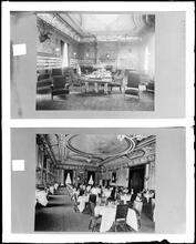 Metropolitan Club. Dining room; library.