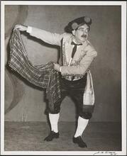[Irving Jacobson as a bullfighter in an unidentified production.]
