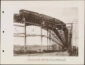 Elevated R.R. 110th Street and 8th Avenue.