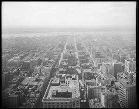 View west from Metropolitan Life Insurance tower Madison Square.