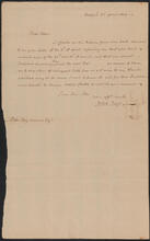 Letter from John Jay to Peter Jay Munro, April 26, 1803