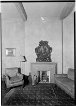 Mrs. Walter Sullivan [residence]. Living room fireplace.