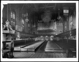 16th Street and Stuyvesant Square. St. George's Protestant Episcopal Church, view at main entrance.