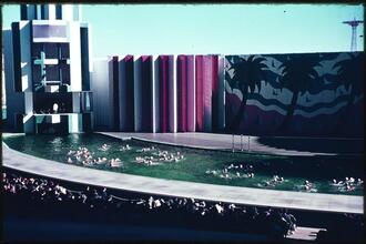 [Swimmers in Billy Rose's Aquacade.]
