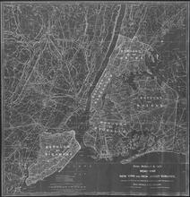 Road Map of the New York and New Jersey Suburbs
