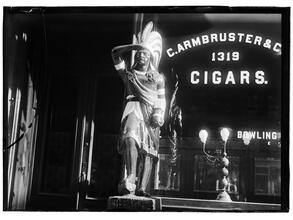Cigar Store Indian series, C. Ambruster & Co.