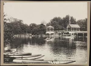 [Boat landing, Central Park.]