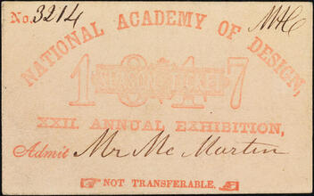 National Academy of Design, XXII Annual Exhibition