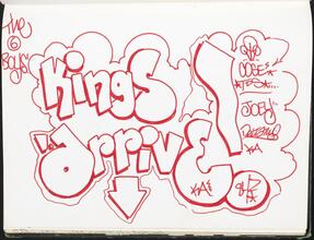 Kings Arrive [Page in COSE TDS's black book.]