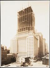 122 East 42nd Street. Chanin Tower. Construction view