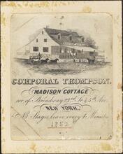 Corporal Thompson Madison Cottage.