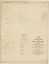 Map of Property in 12th Ward of City of New York of which Archibald Watt Held Legal Title in July 1838, Whilst James Watt held the Equitable Benefits Thereof Covered by Two Dry Mortgages of A. Watt to