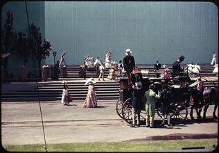 [Scene in the Parade of Railroads show.]