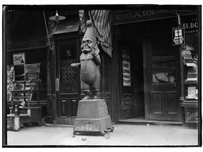 Cigar Store Indian series, "3rd Avenue opposite Cooper Institute"