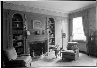 Richard F. Hoyt [residence]. Boudoir toward fireplace.