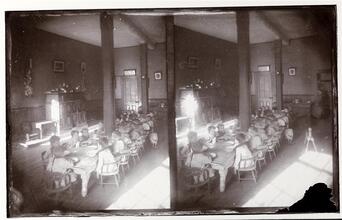 Baby Nursery in Five Points House of Industry, at supper.