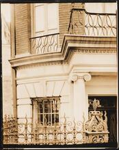 South-west Corner Madison Ave. and 63rd St. Detail of Crack Over Easterly Basement Window to #22 East 63rd Street