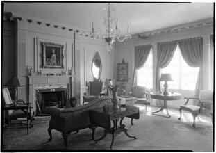 Charles S. MacVeigh [residence]. General view of living room.