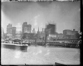 Lower New York from river at Canal Street