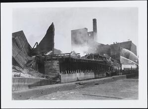 The Equitable Building after the great fire.