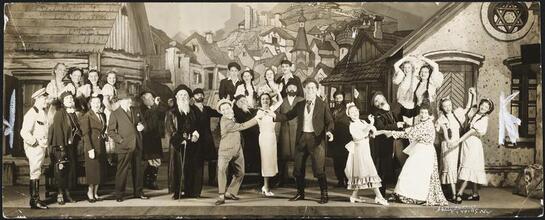 [Cast from an unidentified production.]