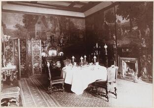 [Interior of August Belmont's house.]