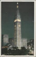 Metropolitan Life Insurance Building at Night, New York.