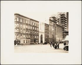 #124 East 86th St. N.Y.C. From N.E. Cor. 86th St. and Lexington Ave. Looking S.W. at South Side Block Between Lexington and Park Ave.