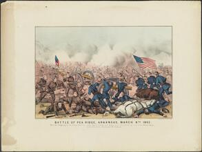 Battle of Pea Ridge, Arkansas, March 8th 1862.