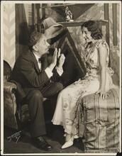 [Leon Blank and Anna Teitelbaum in an unidentified production.]