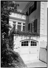Miss Elizabeth Malady [residence]. Garage and terrace.