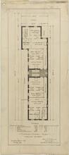 Typical Floor Plan For Lot 25 x 100 Ft. Type "A" [Tenement housing plan.]