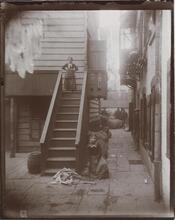 Baxter Street Alley in Mulberry Bend, now destroyed.