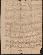 Deed of Elihu Palmer to Nathan Palmer and Nehemiah Palmer, Jr., April 15, 1754
