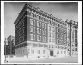 Riverside Drive at the S.E. corner of West 138th Street. Apartment house.